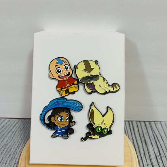 Nickelodeon Avatar The Last Airbender Chibi Pins Lot Of 4 - Picture 6 of 8